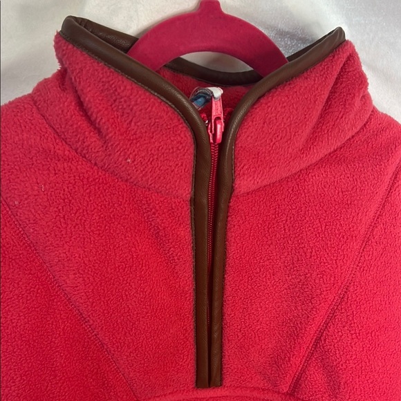 Pink Fleece Hoodie with Animal Embroidery - Picture 5 of 7
